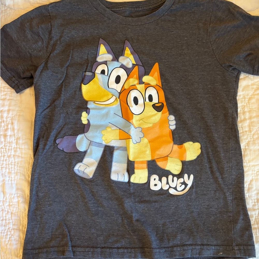 Bluey Kids Short Sleeve Tee - Gray